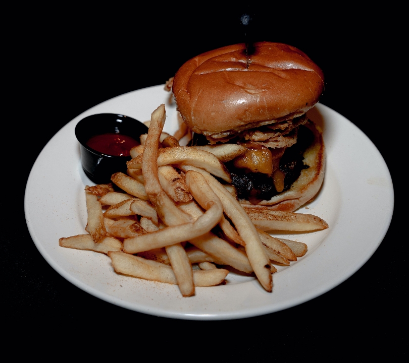 Order Bacon Cheeseburger food online from The Cove Tavern City Center store, Newport News on bringmethat.com