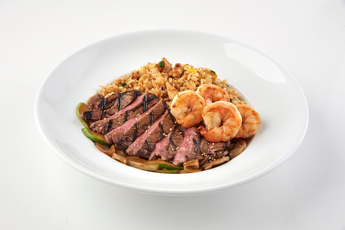 Order HIBACHI FILET MIGNON & COLOSSAL SHRIMP food online from RA Sushi store, Lombard on bringmethat.com