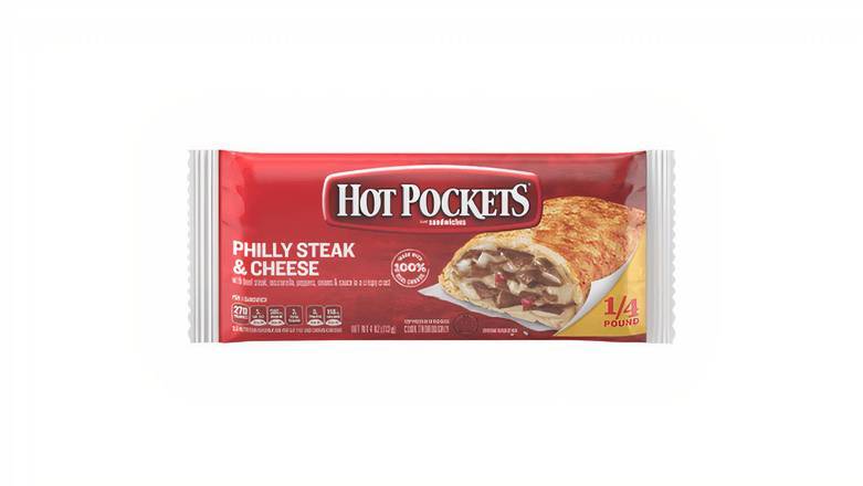 Order Hot Pockets Philly Steak and Cheese Stuffed Sandwich Individual Wrap food online from Mac On 4th store, Alton on bringmethat.com