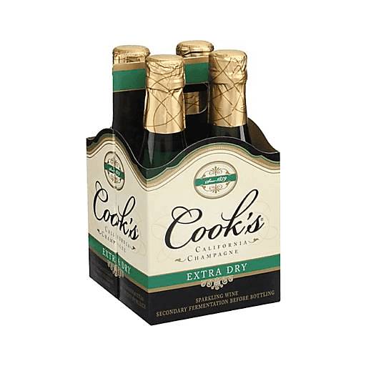 Order Cook's Extra Dry (4PK 187 ML) 4784 food online from Bevmo! store, Chino on bringmethat.com