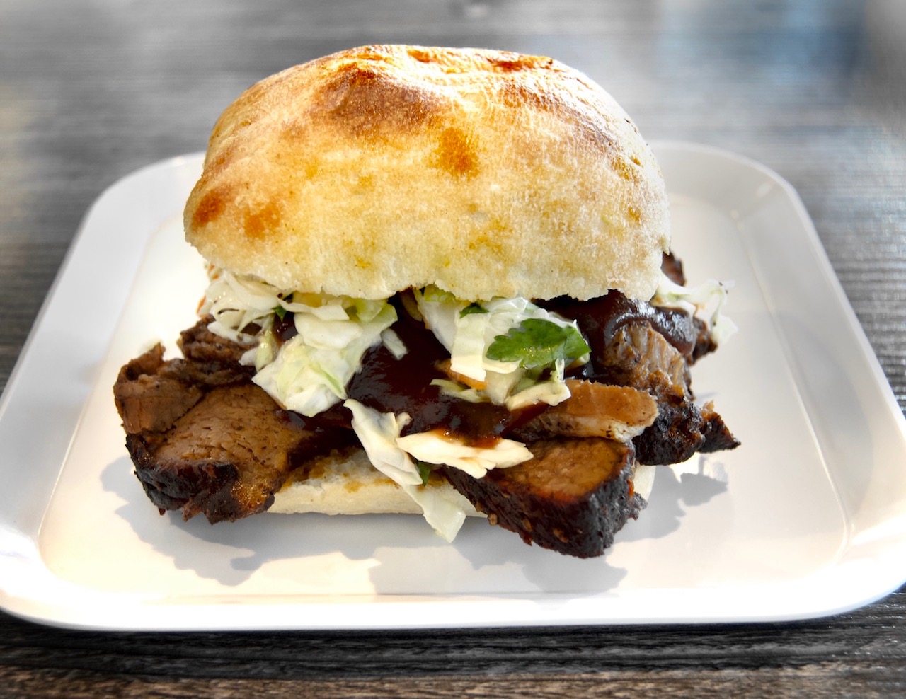Order Smoked Brisket Sandwich food online from Unique Bite Eatery store, Indio on bringmethat.com