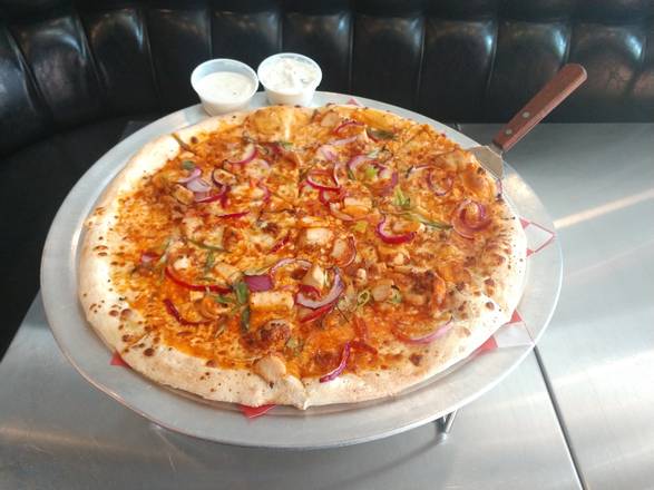 Order Buffalo Chicken Pizza food online from Pizza 911 store, Manchester on bringmethat.com