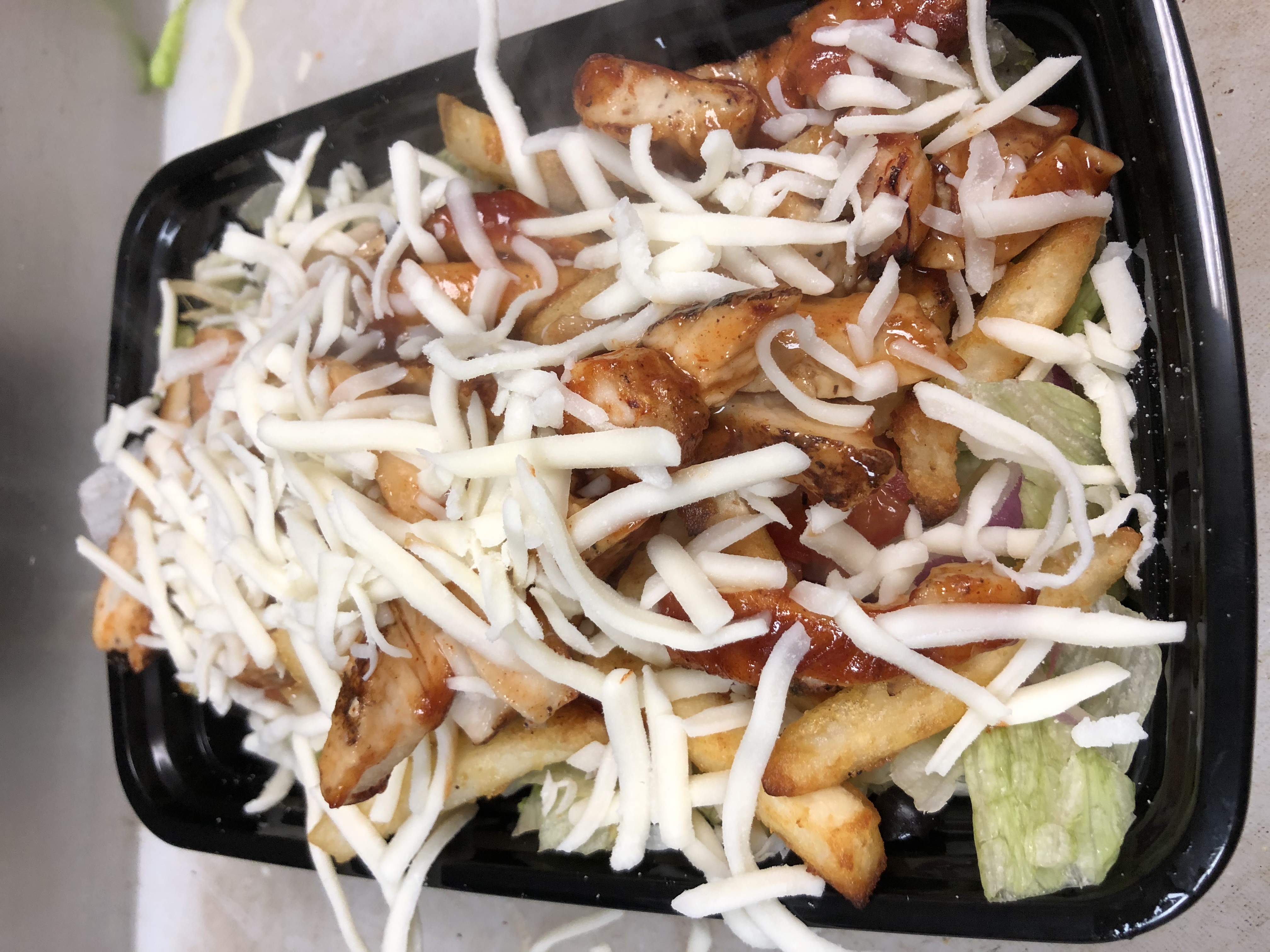 Order BBQ Grilled Chicken Salad food online from Pasquale's Pizzeria store, Wilmerding on bringmethat.com