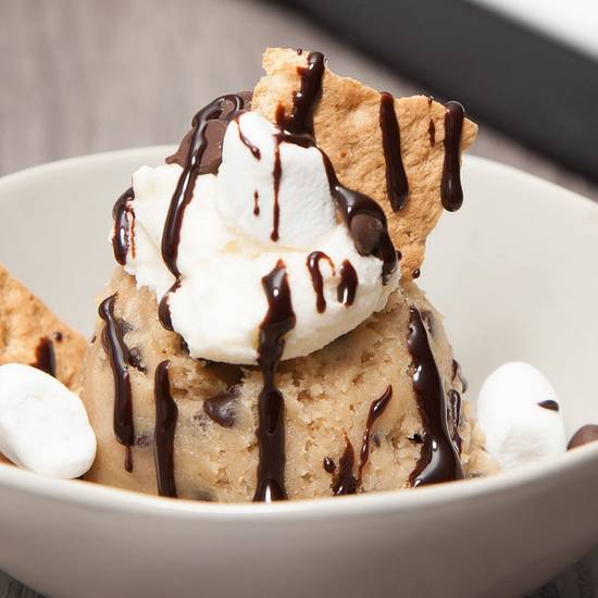 Order Cookie Dough Scoop - S’mores* - chocolate chip scoop food online from Cinnaholic store, Arlington on bringmethat.com