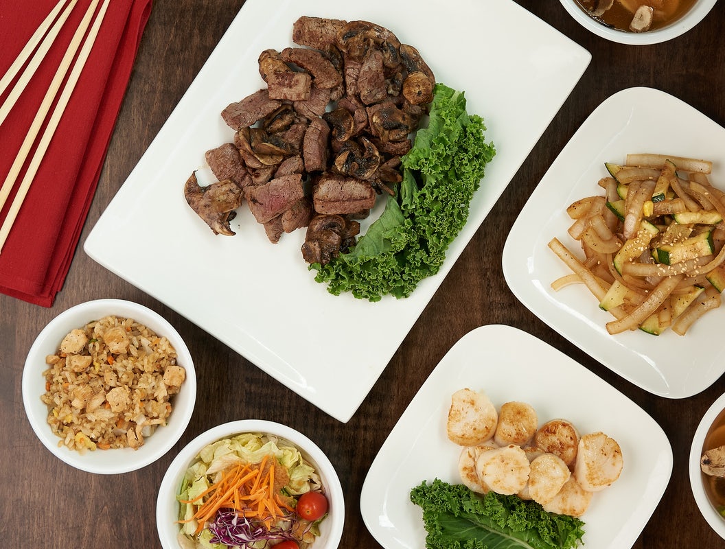 Order FILET MIGNON & SCALLOPS  food online from Benihana store, Anchorage on bringmethat.com