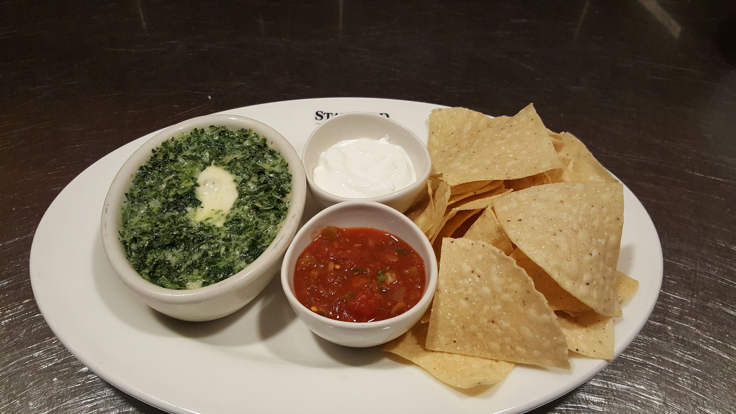 Order Spinach and Artichoke Dip food online from Stanford Grill store, Rockville on bringmethat.com