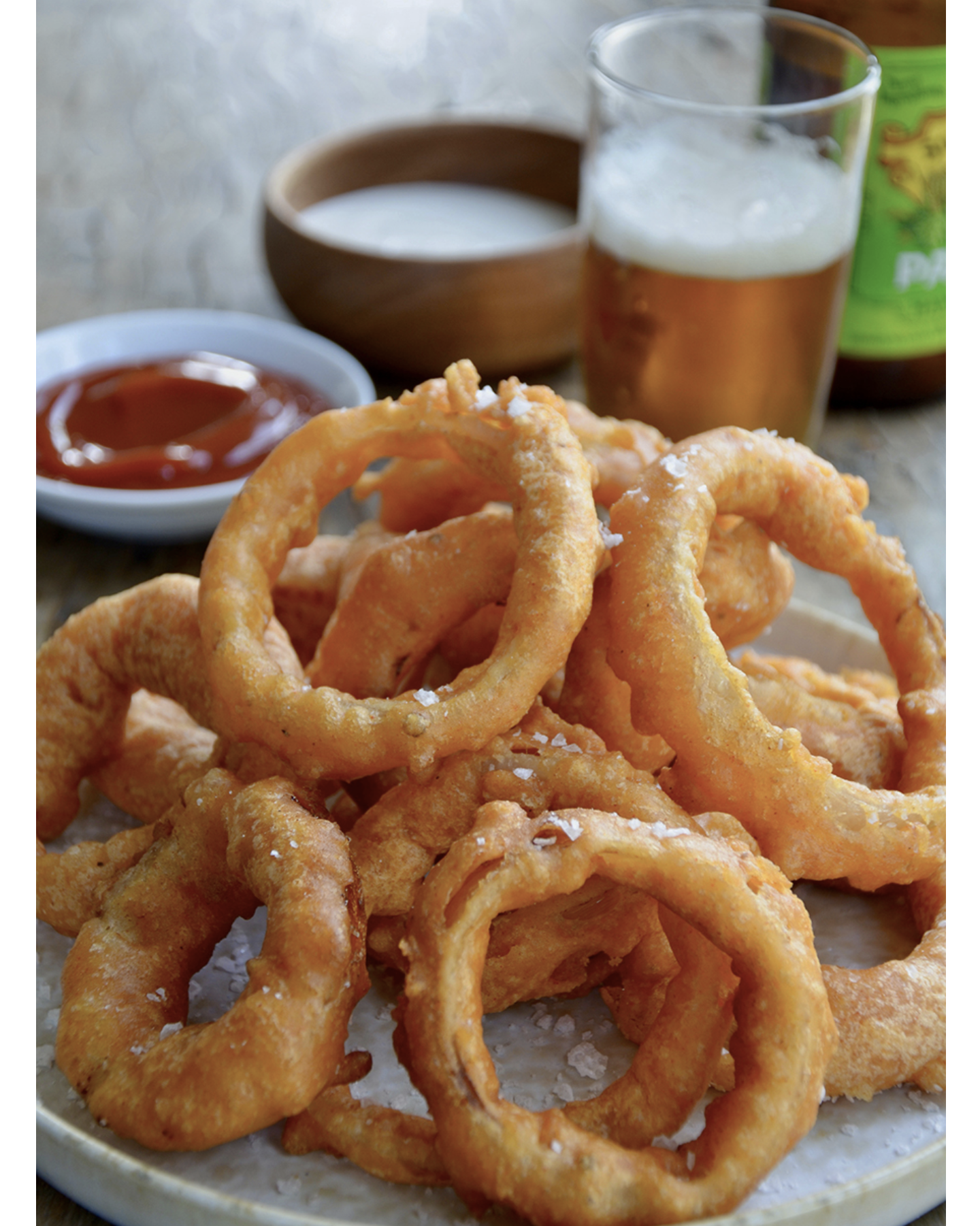 Order Beer Battered Onion Rings food online from Dinozzo Pizza store, Royersford on bringmethat.com