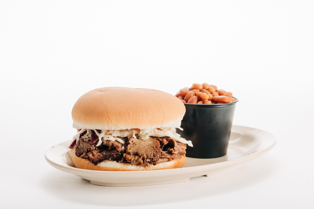 Order Sliced Brisket Sandwich Meal food online from Whole Catering West Little Rock and Hog Cafe store, Little Rock on bringmethat.com