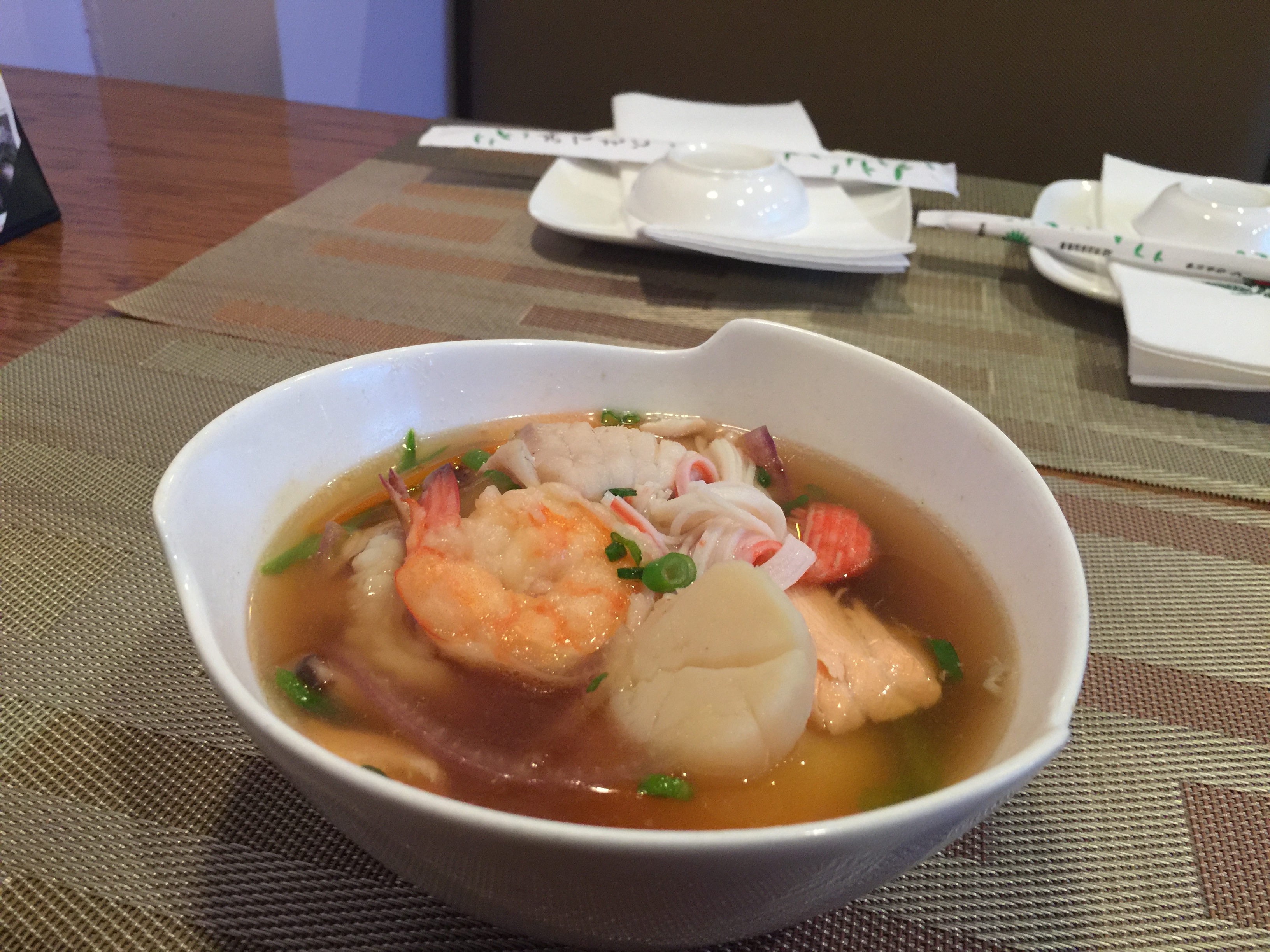 Order 7. Japanese Seafood Soup food online from Izu Sushi store, Lansdale on bringmethat.com