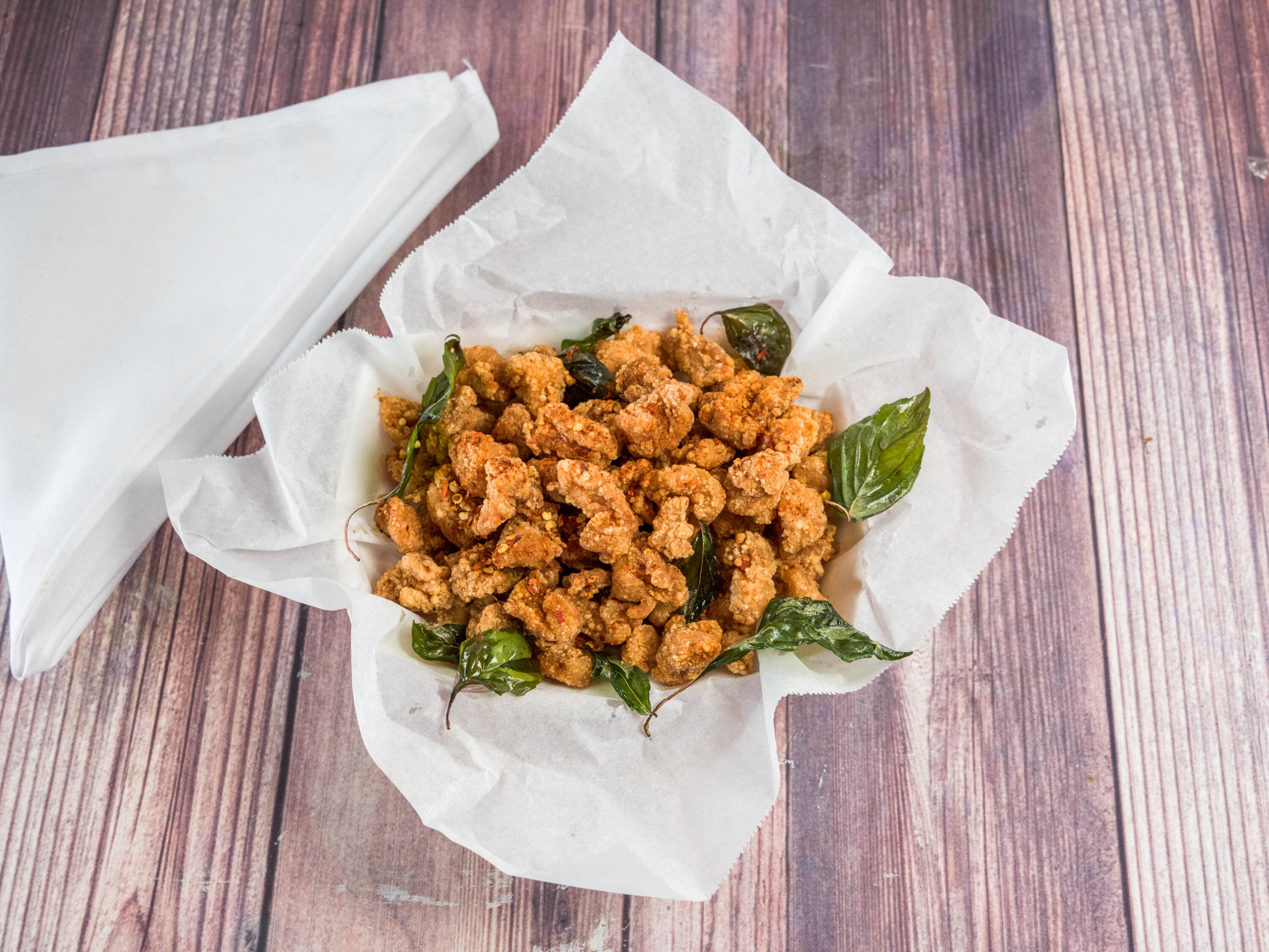 Order Popcorn Chicken food online from Luxe Boba & Teaco store, San Diego on bringmethat.com