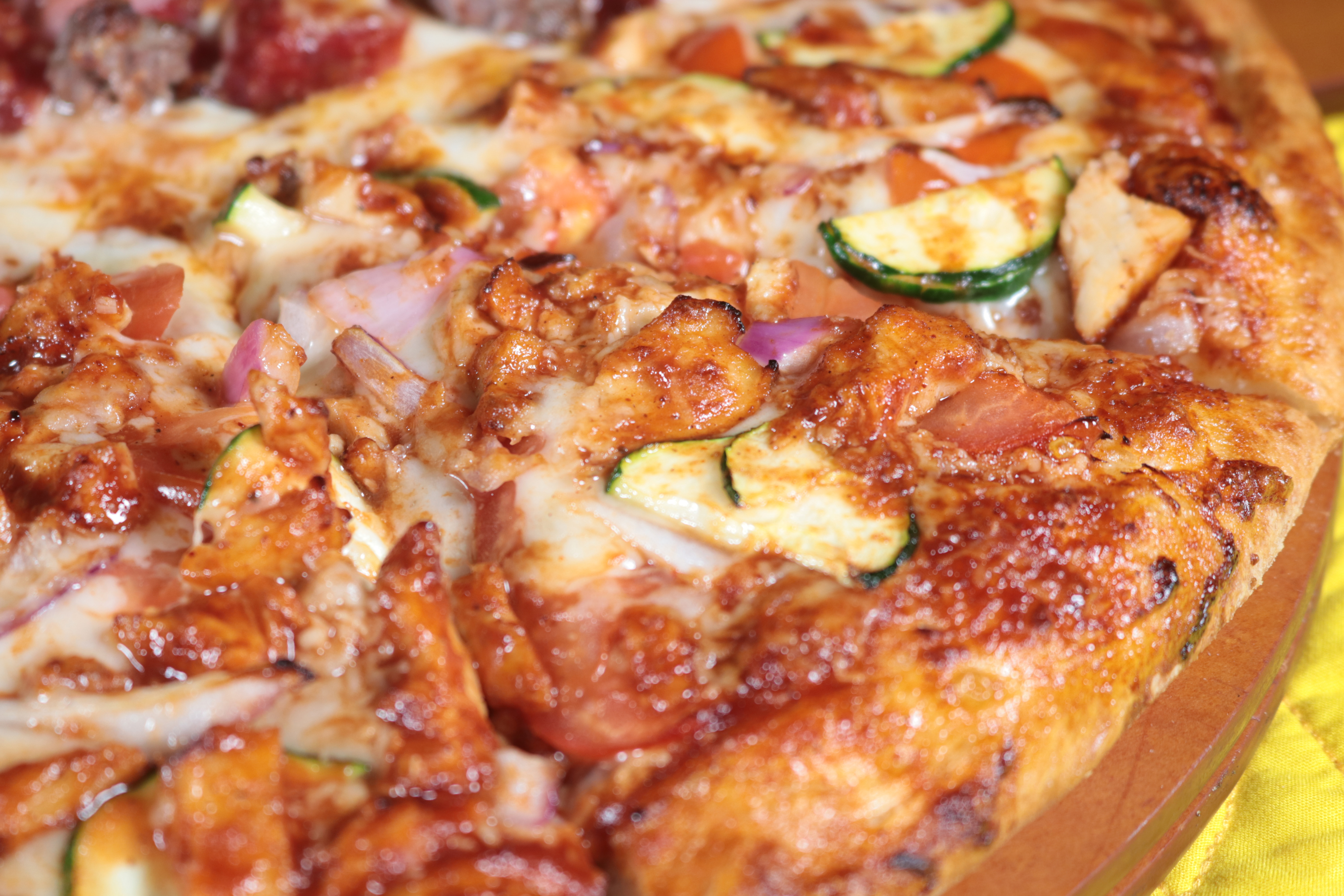Order BBQ Chicken Pizza food online from Pizza express store, San Jose on bringmethat.com