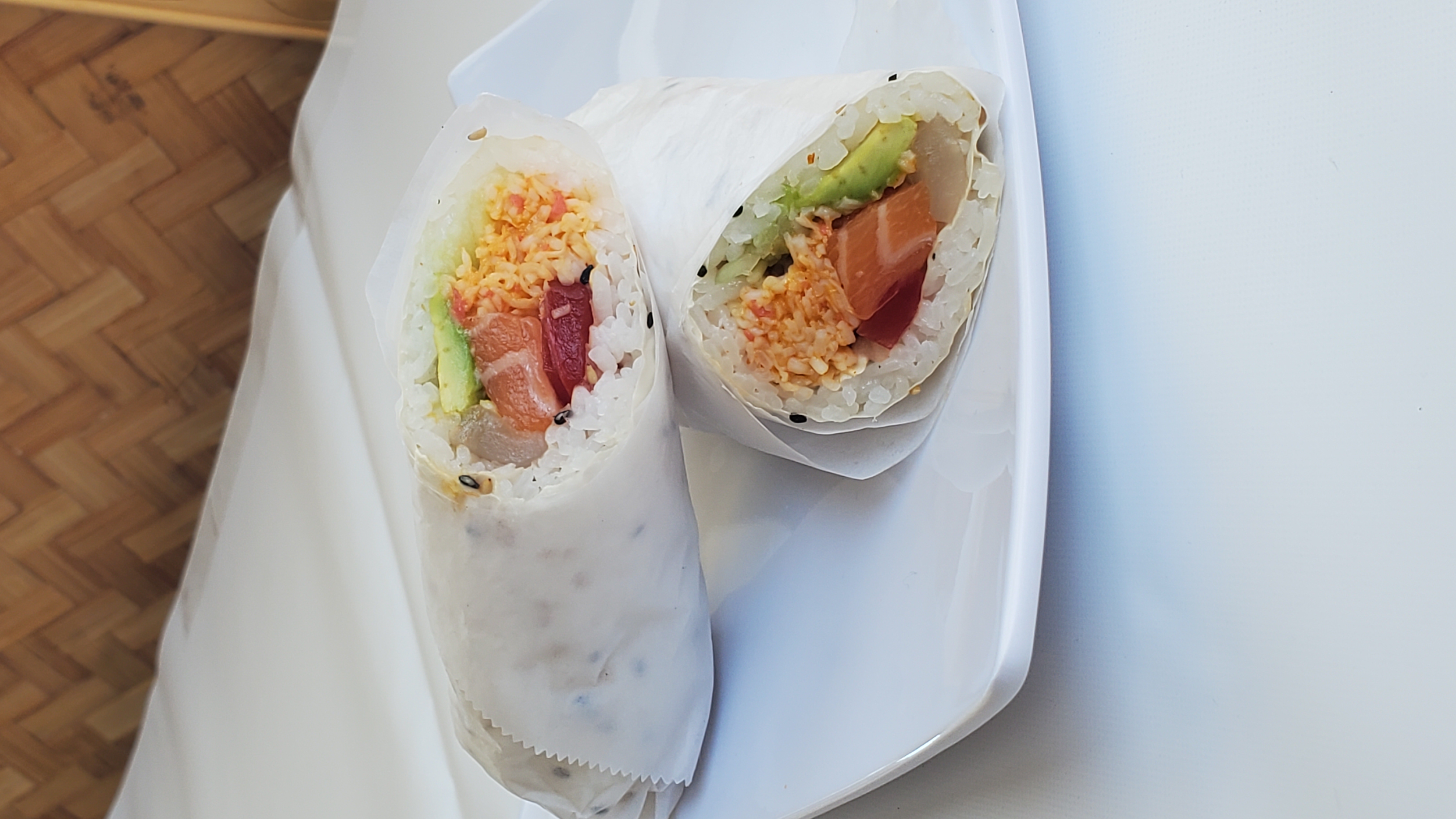 Order Sushi Burrito Special Roll food online from Sushi Loco store, Long Beach on bringmethat.com