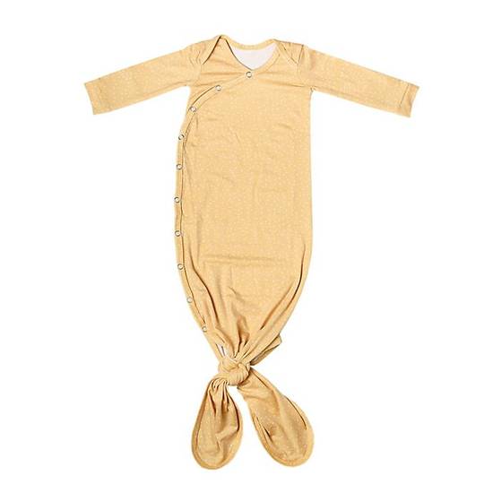 Order Copper Pearl Size 0-4M Knotted Gown in Yellow food online from Bed Bath & Beyond store, Norman on bringmethat.com