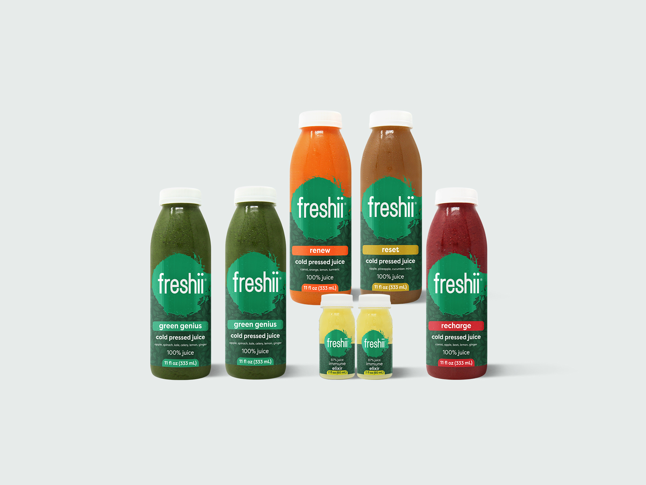Order 1-Day Juice Cleanse food online from Freshii store, New Albany on bringmethat.com