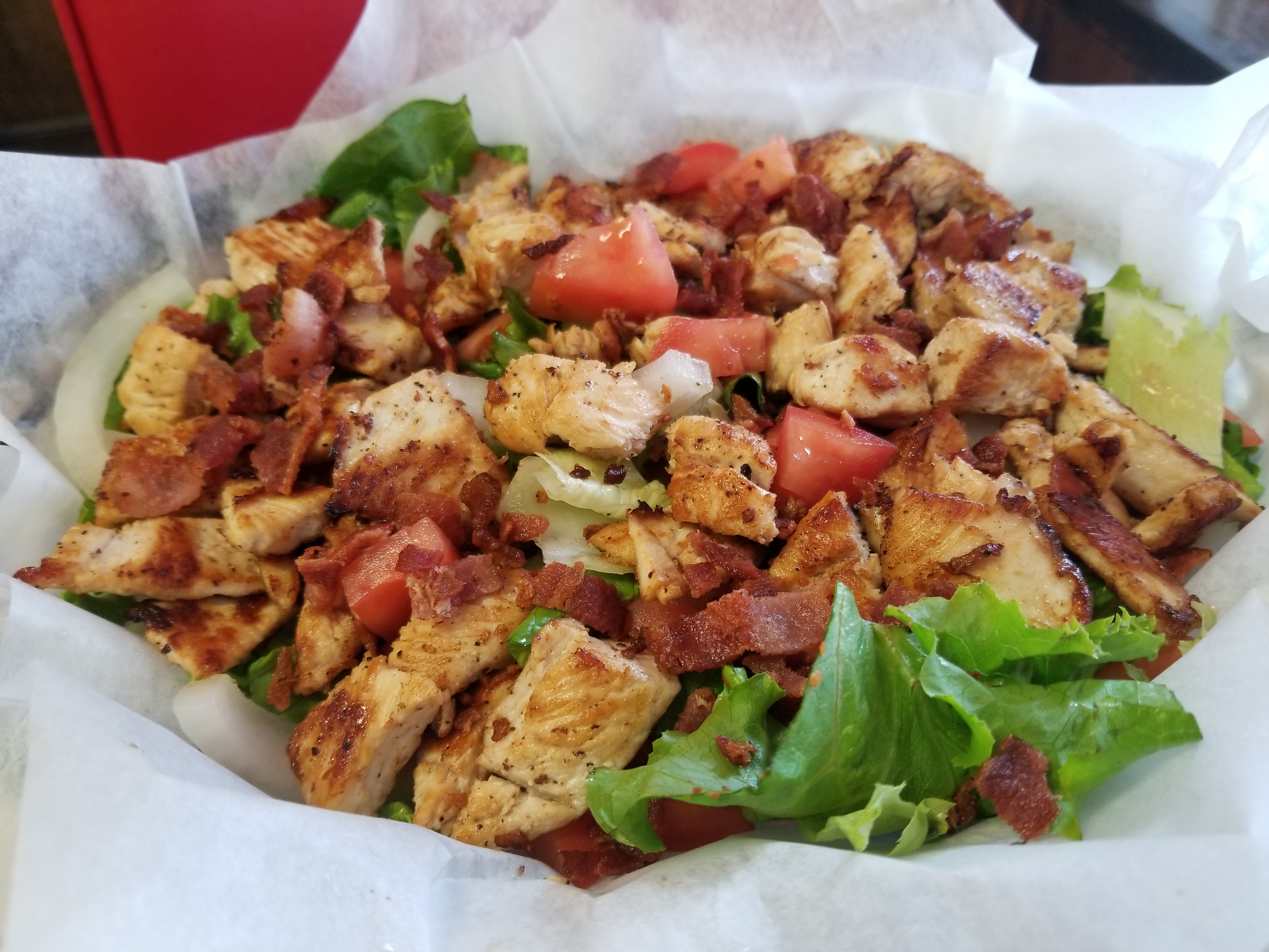 Order Grilled Chicken Salad food online from Southtown Hotdogs store, Elmhurst on bringmethat.com