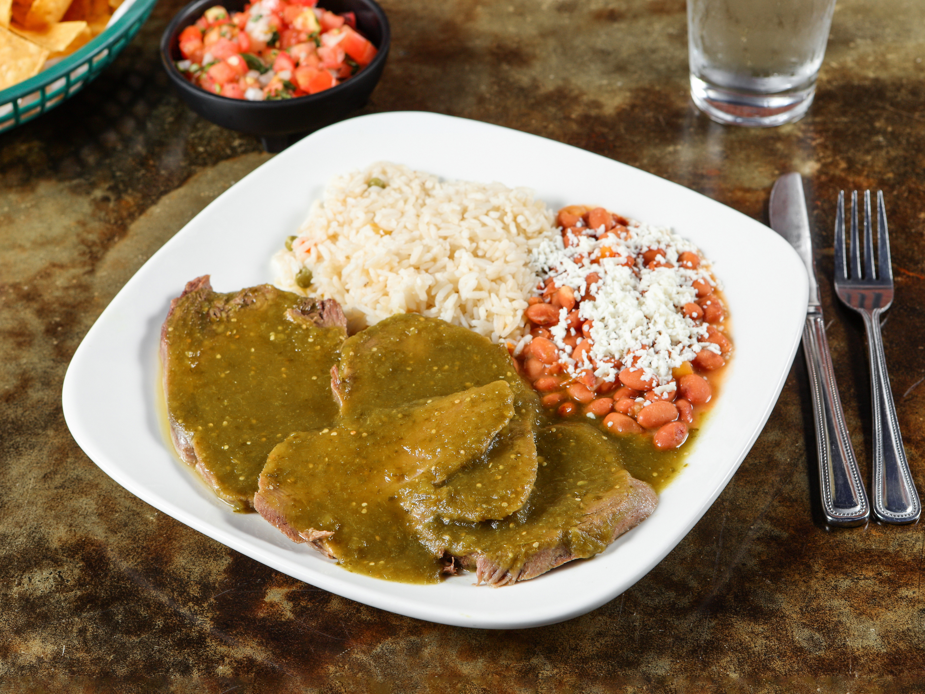 Order Lengua en Salsa Verde Specialty food online from La Palapa Mexican Gourmet Kitchen store, Pittsburgh on bringmethat.com