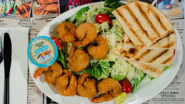 Order Caesar Salad w/Grilled Shrimp food online from Dallas bbq store, New York on bringmethat.com
