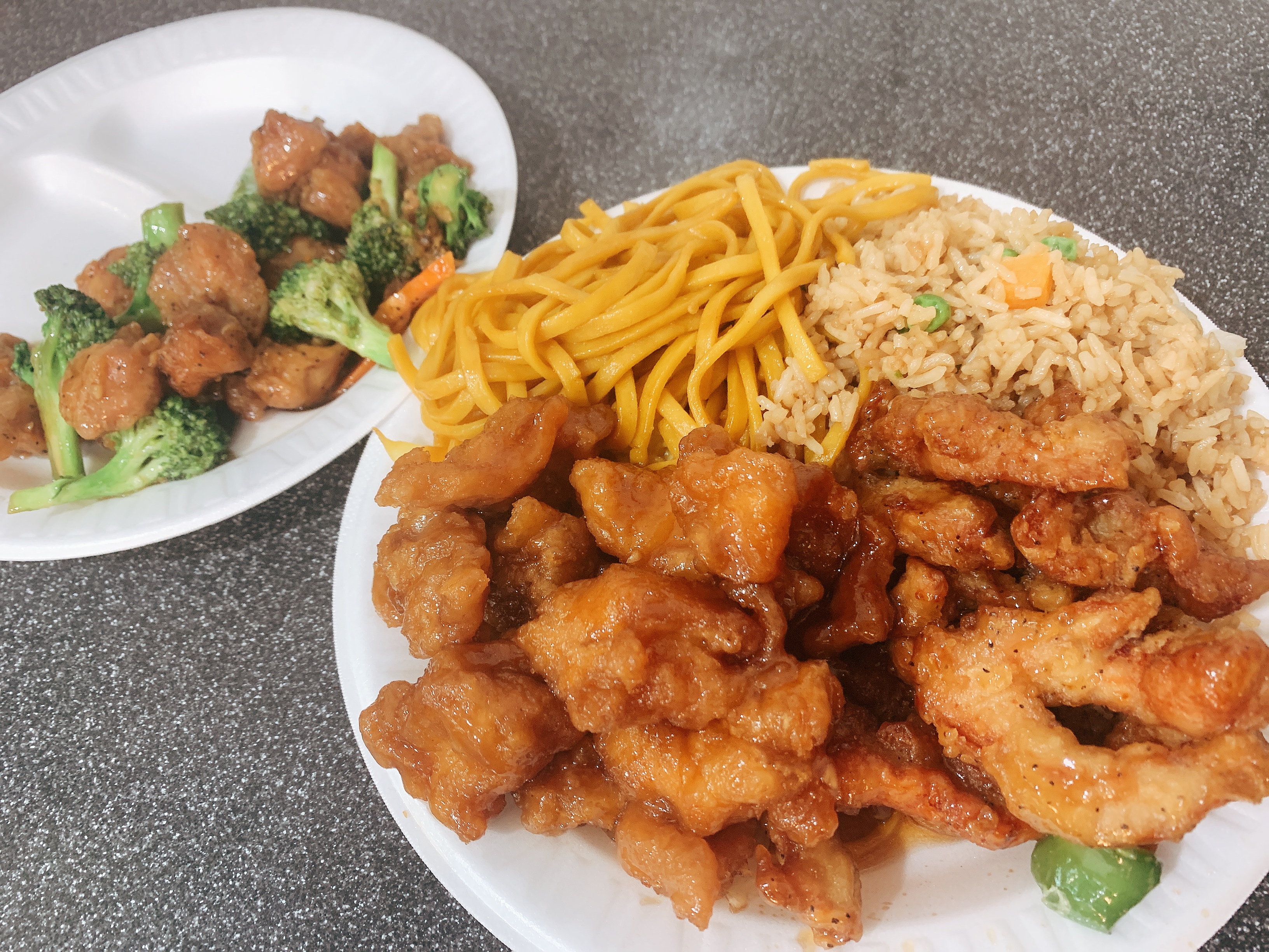 Order Super Combo - 2 Half Sides and 3 Entrees food online from Famous Cajun Grill store, Oklahoma City on bringmethat.com