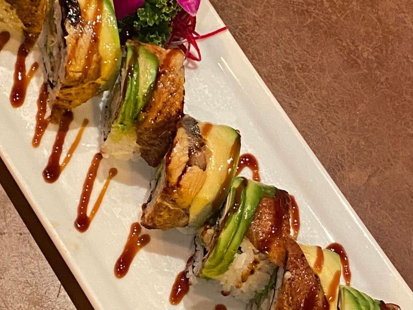 Order Black Dragon Roll food online from Sushi Aoi store, Washington on bringmethat.com