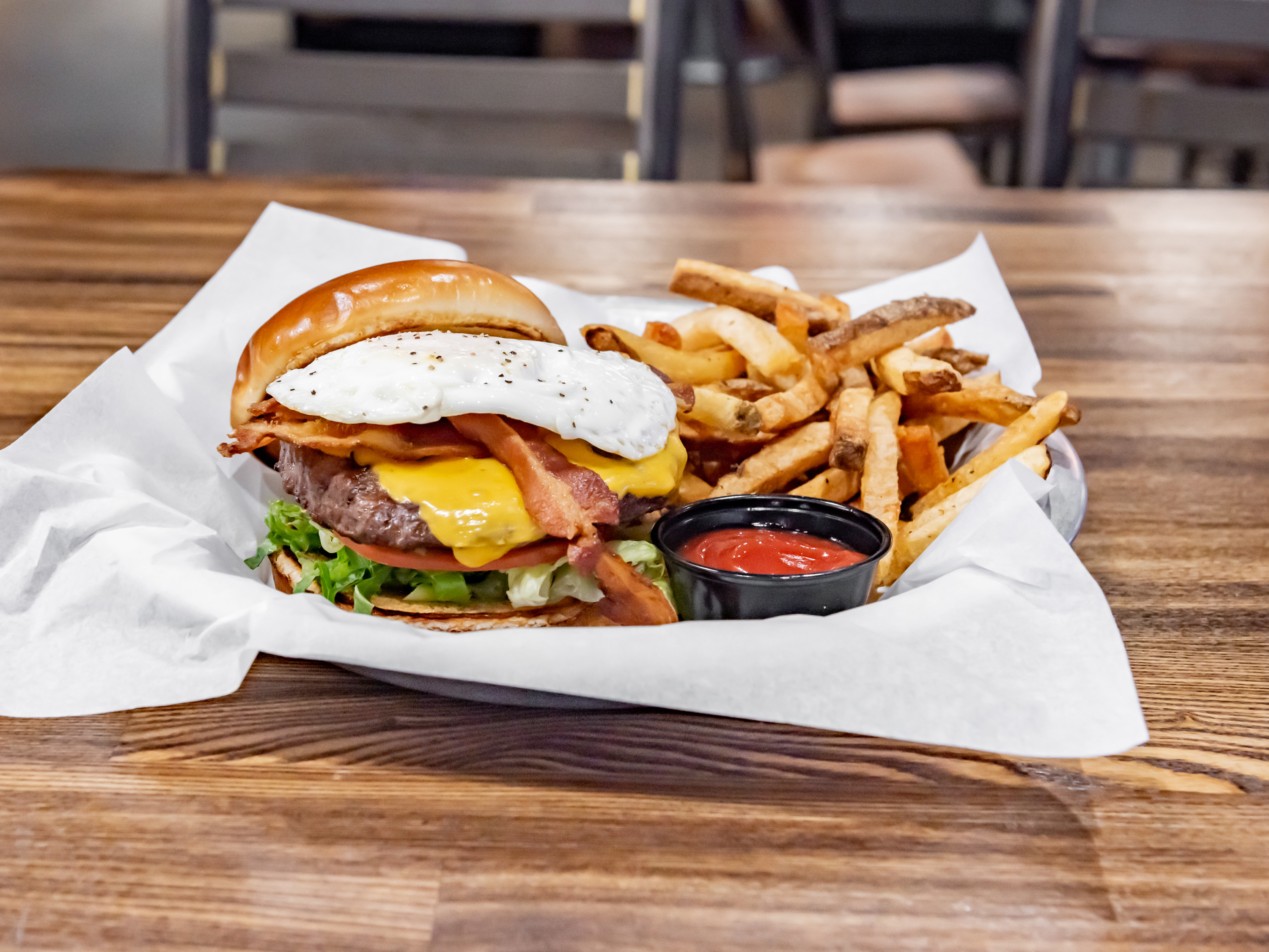 Order Morning Applewood Burger food online from Ten Pin Alley store, Hilliard on bringmethat.com