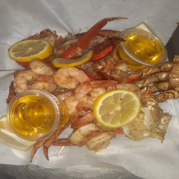 Order Seafood Platter food online from Good Ole Soul Food store, Fort Worth on bringmethat.com