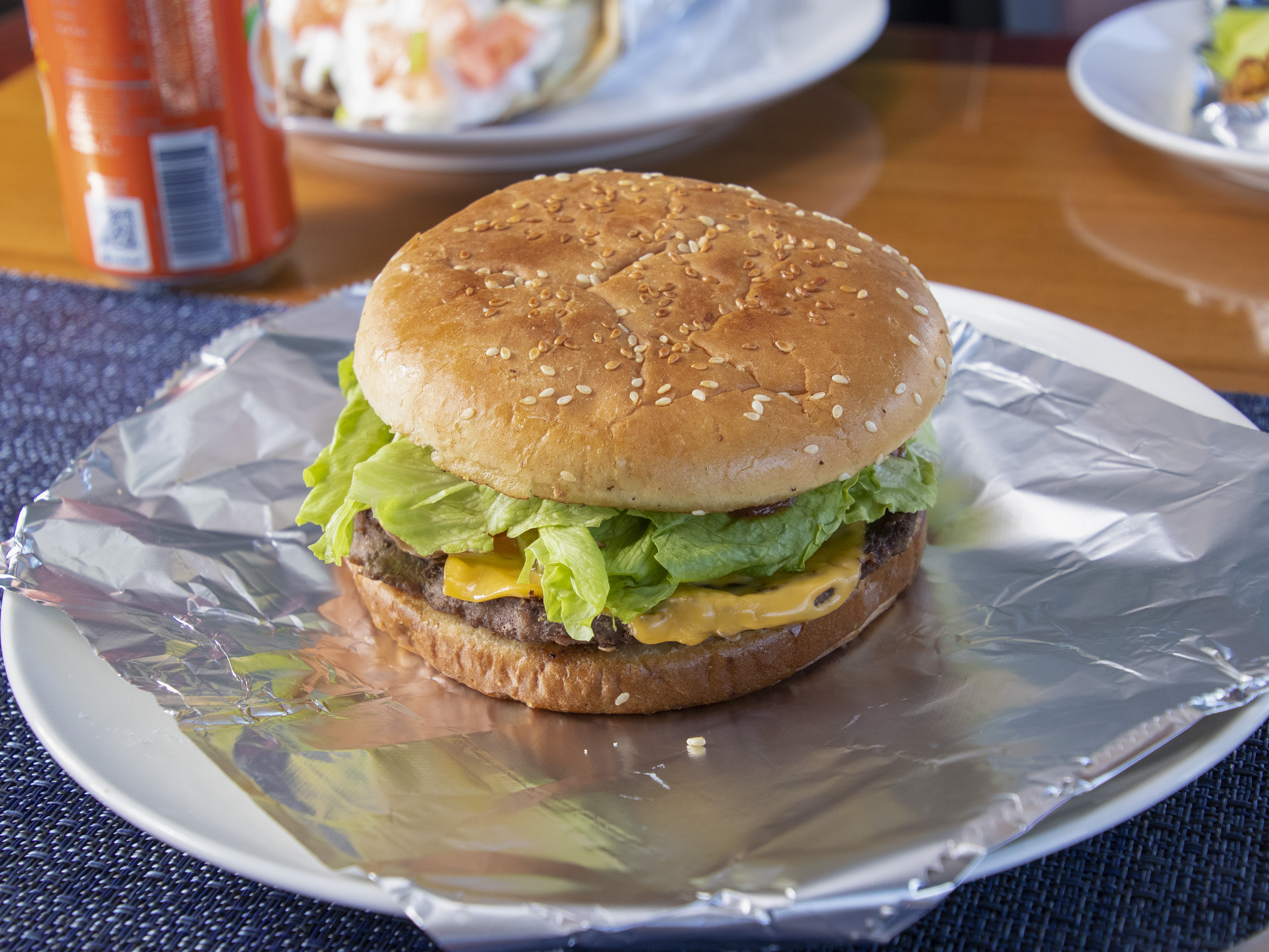 Order Beef Burger food online from K Wings store, Red Oak on bringmethat.com