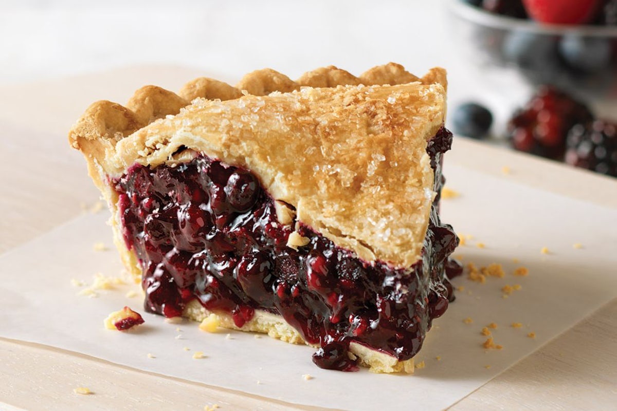 Order Triple Berry Pie Slice food online from Village Inn store, Springfield on bringmethat.com