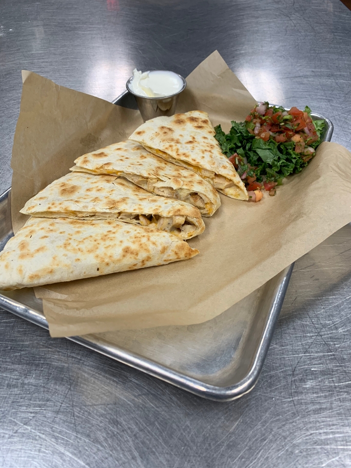 Order Chicken Quesadilla food online from Four Peaks Brewing Company store, Tempe on bringmethat.com