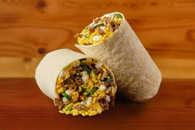Order Chapel's Cheesesteak Burrito food online from Capital Tacos-Land O Lakes store, Land O Lakes on bringmethat.com