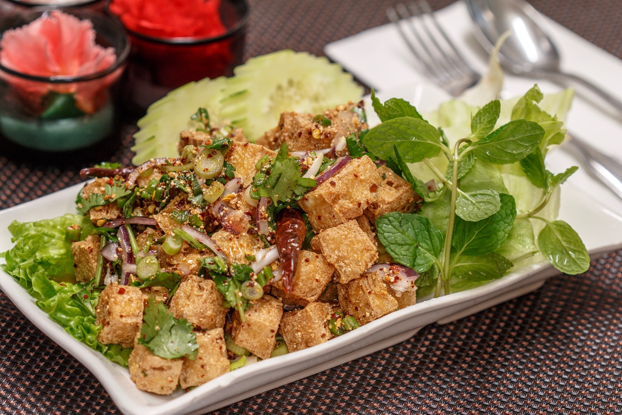 Order Larb Salad   food online from Up 2u Thai Eatery store, Alameda on bringmethat.com