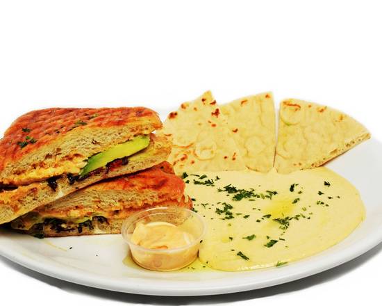 Order Grilled Chicken Chipotle Panini food online from George's Greek Grill-Fig at 7th store, Los Angeles on bringmethat.com