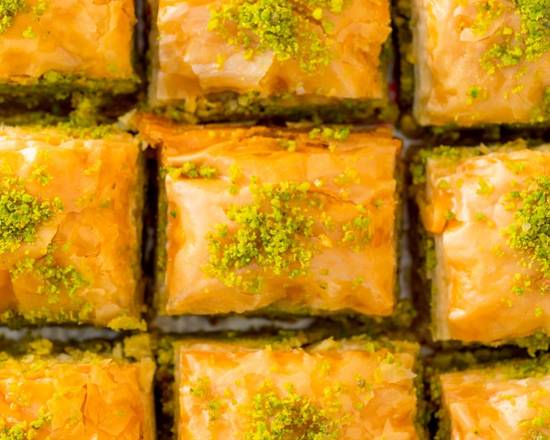 Order Baklava 24 pc (lrg) food online from DonerG Turkish & Mediterranean Grill - Lake Forest store, Lake Forest on bringmethat.com