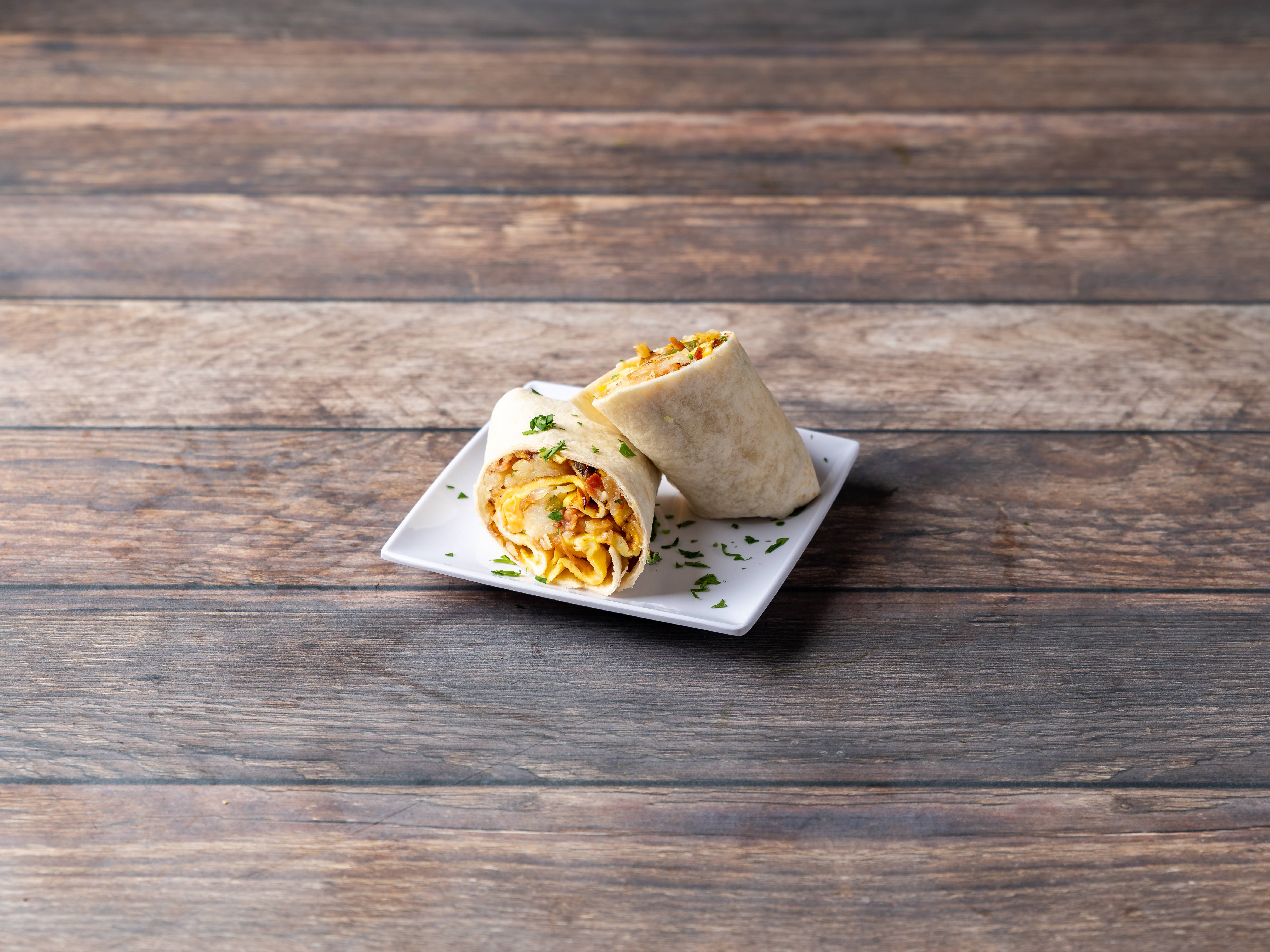 Order Breakfast Burrito food online from M&G Char Grill store, Chicago on bringmethat.com
