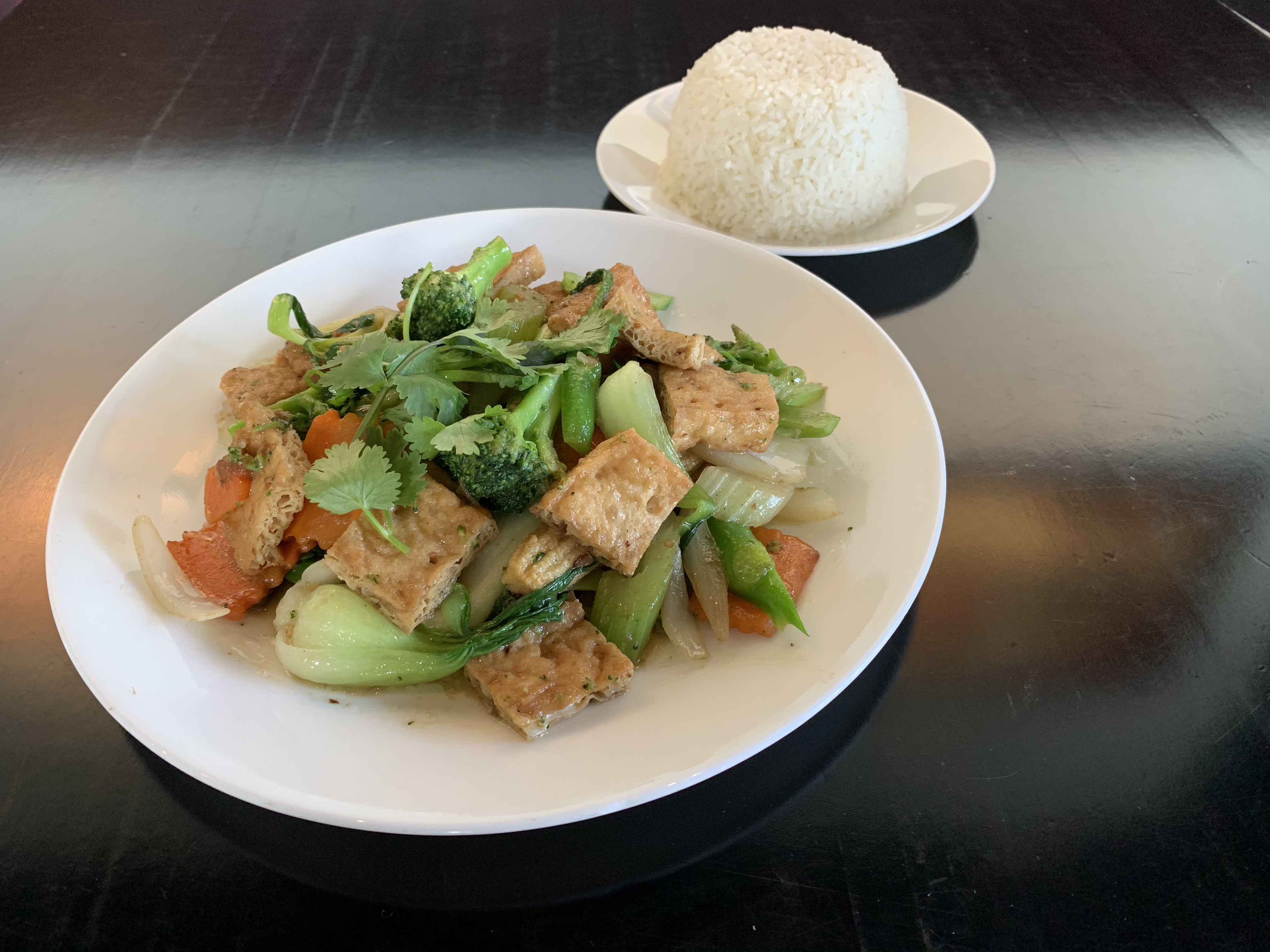 Order R14. Sauteed Fried Tofu food online from Pho Amour store, Fontana on bringmethat.com