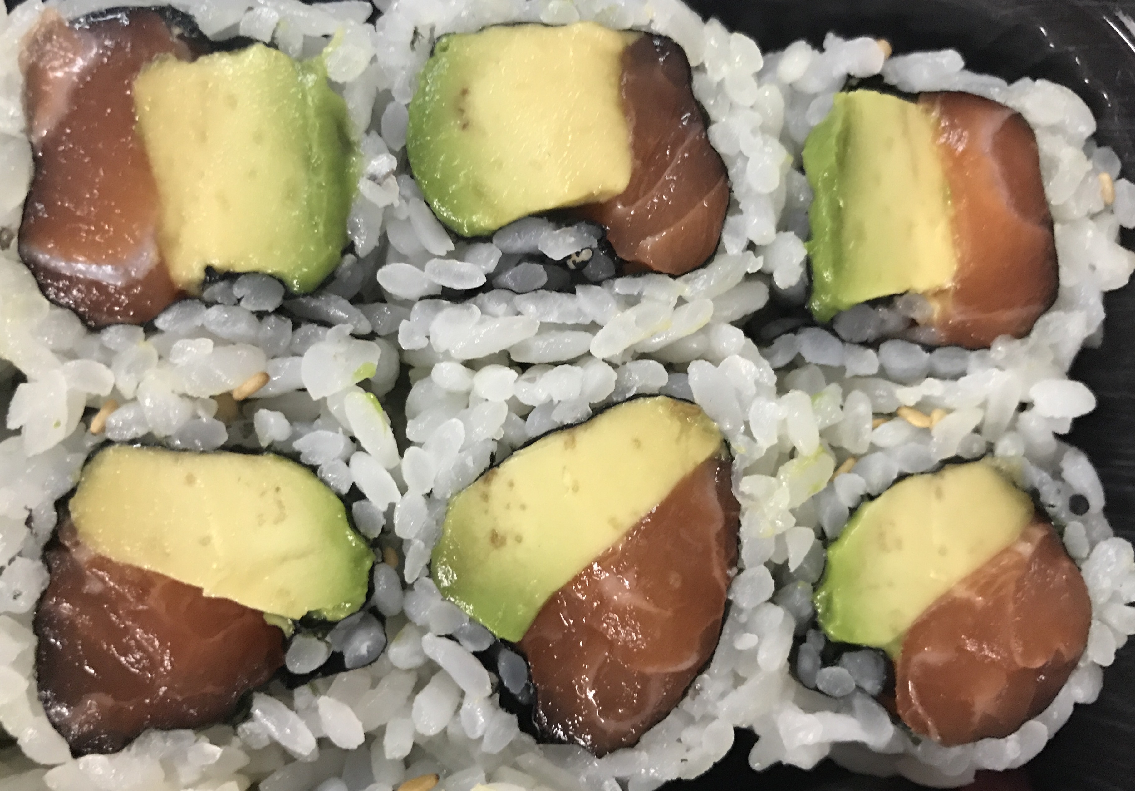 Order Salmon Avocado Roll food online from Iron Sushi store, New York on bringmethat.com