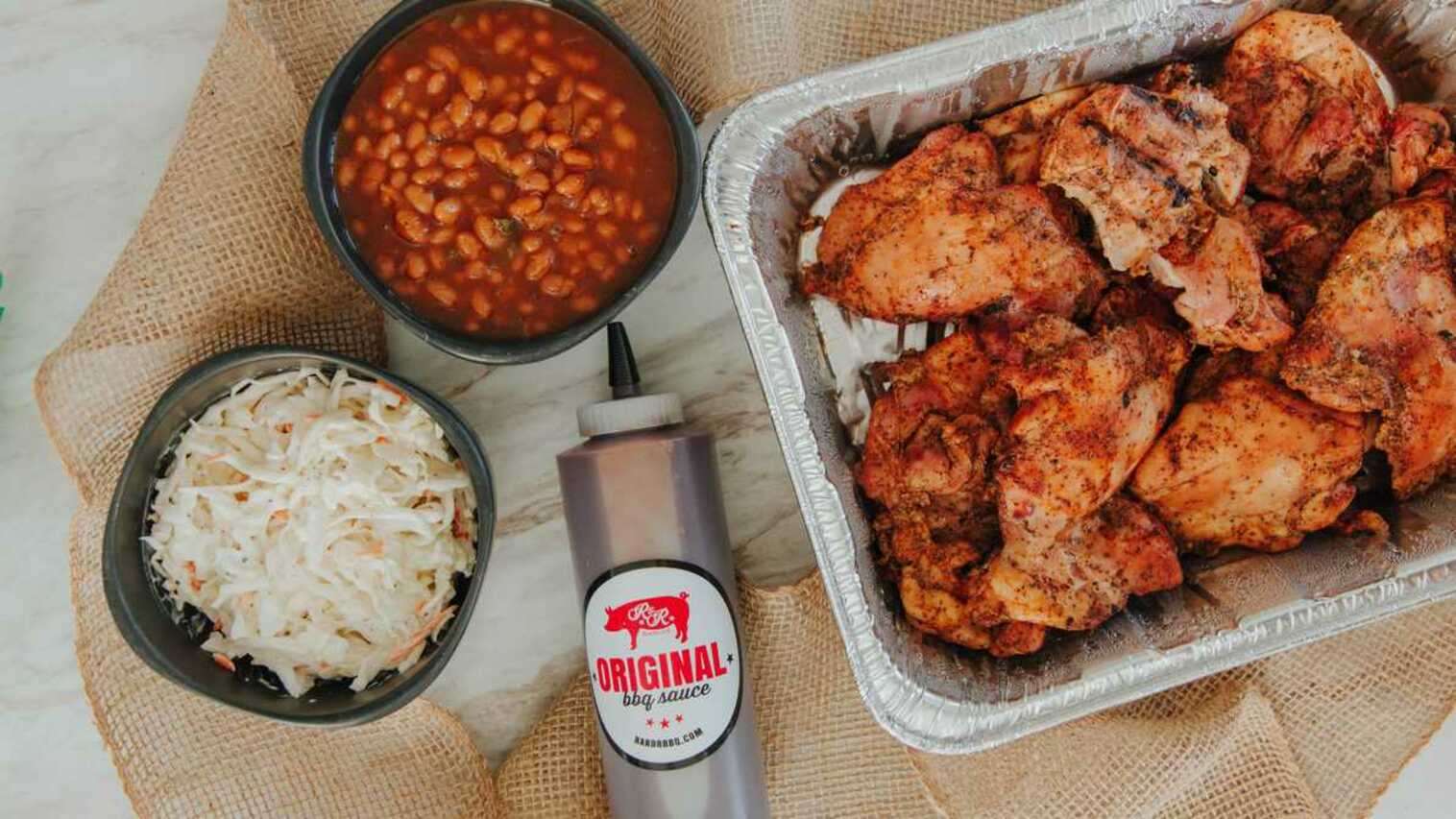 Order Family Meal Pack food online from R & R Bbq store, Pleasant Grove on bringmethat.com