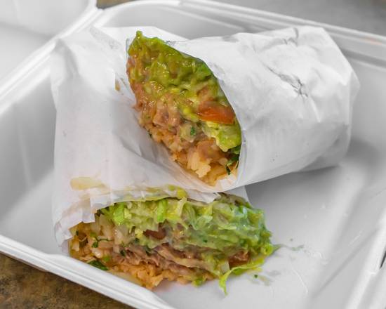 Order Vegetarian Burrito food online from Los Alazanes Mexican Food store, Barstow on bringmethat.com