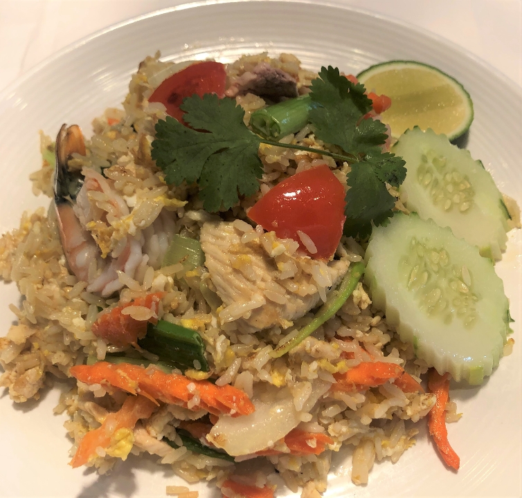 Order #.26 Combination Fried Rice food online from Family Thais Asian Bistro store, Dallas on bringmethat.com