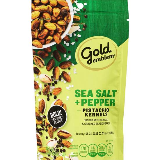 Order Gold Emblem Sea Salt & Pepper Pistachio Kernels, 5 OZ food online from CVS store, GROSSE POINTE on bringmethat.com