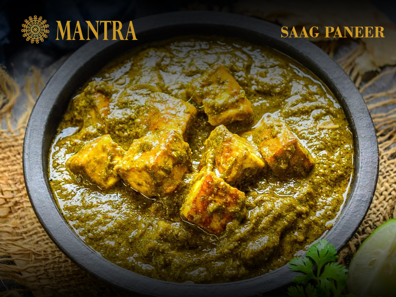 Order Saag Paneer food online from Mantra Authentic Indian Restaurant store, Jersey City on bringmethat.com