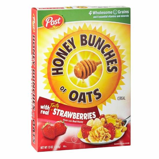 Order Honey Bunches of Oats - w/ Real Strawberries food online from IV Deli Mart store, Goleta on bringmethat.com