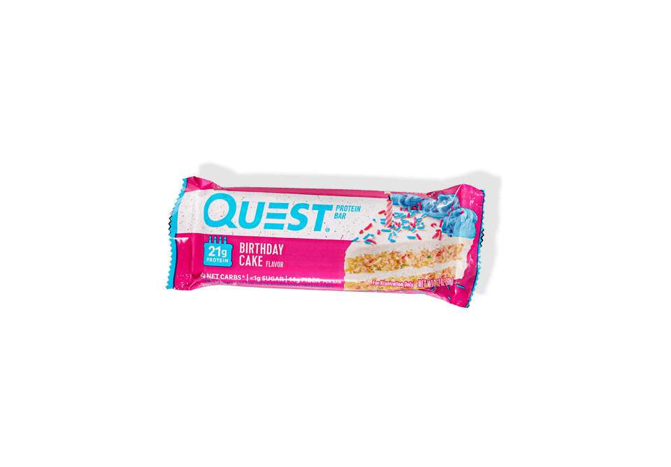 Order Quest Birthday Cake Protein 2.12 oz Bar food online from Wawa store, Woodbury Heights on bringmethat.com