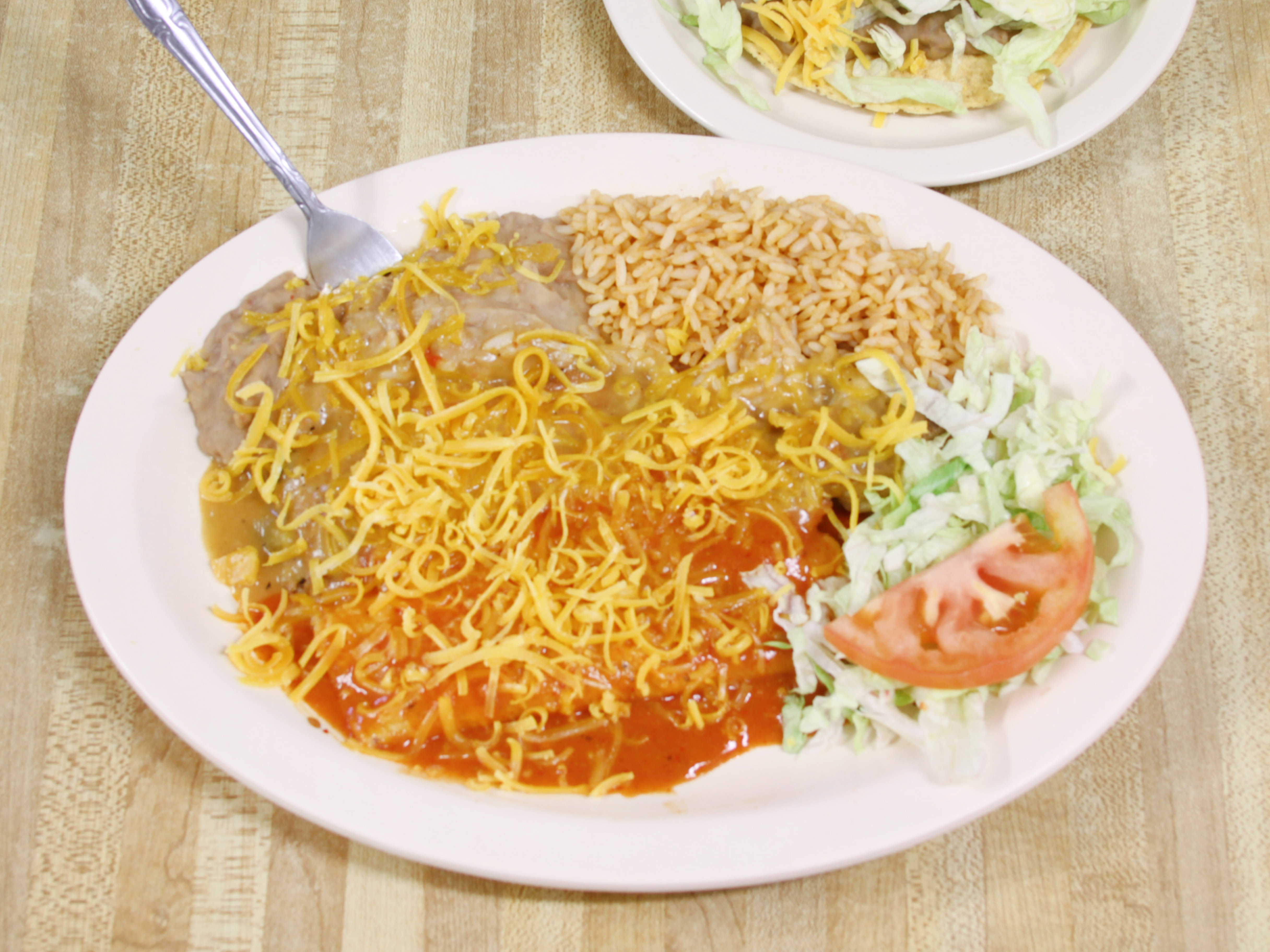 Order Chamizal Combination Plate food online from El Sabor De Juárez store, Albuquerque on bringmethat.com