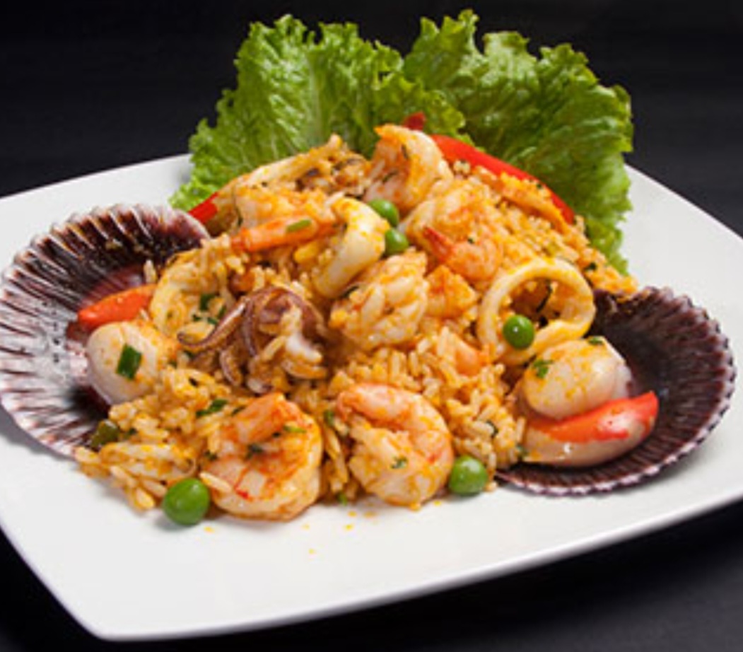 Order Arroz a la marinera / Rice With Seafood food online from Mr. Mario store, College Point on bringmethat.com