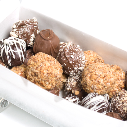 Order 1 lb. Assorted Truffles food online from The Fudge Pot store, Chicago on bringmethat.com
