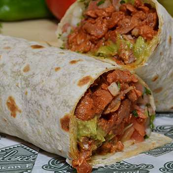 Order Adobada Burrito food online from Federicos Mexican Food store, Glendale on bringmethat.com