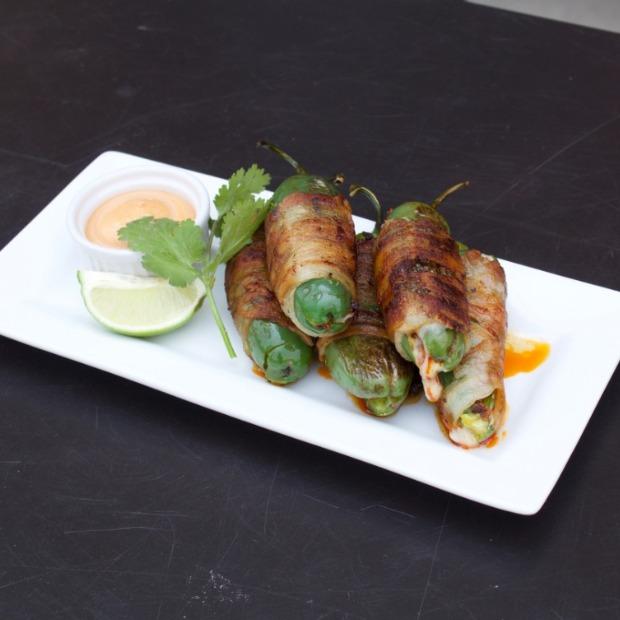 Order Bacon Wrapped Jalapeños food online from Tatas Tacos store, Chicago on bringmethat.com