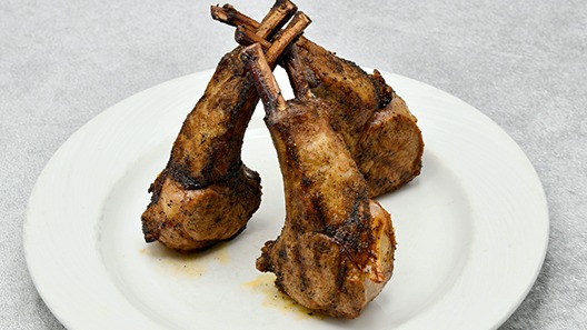 Order Double-Cut Lamb Rib Chops* (3) 6 Ounce Chops food online from The Palm/Swissotel Chicago store, Chicago on bringmethat.com