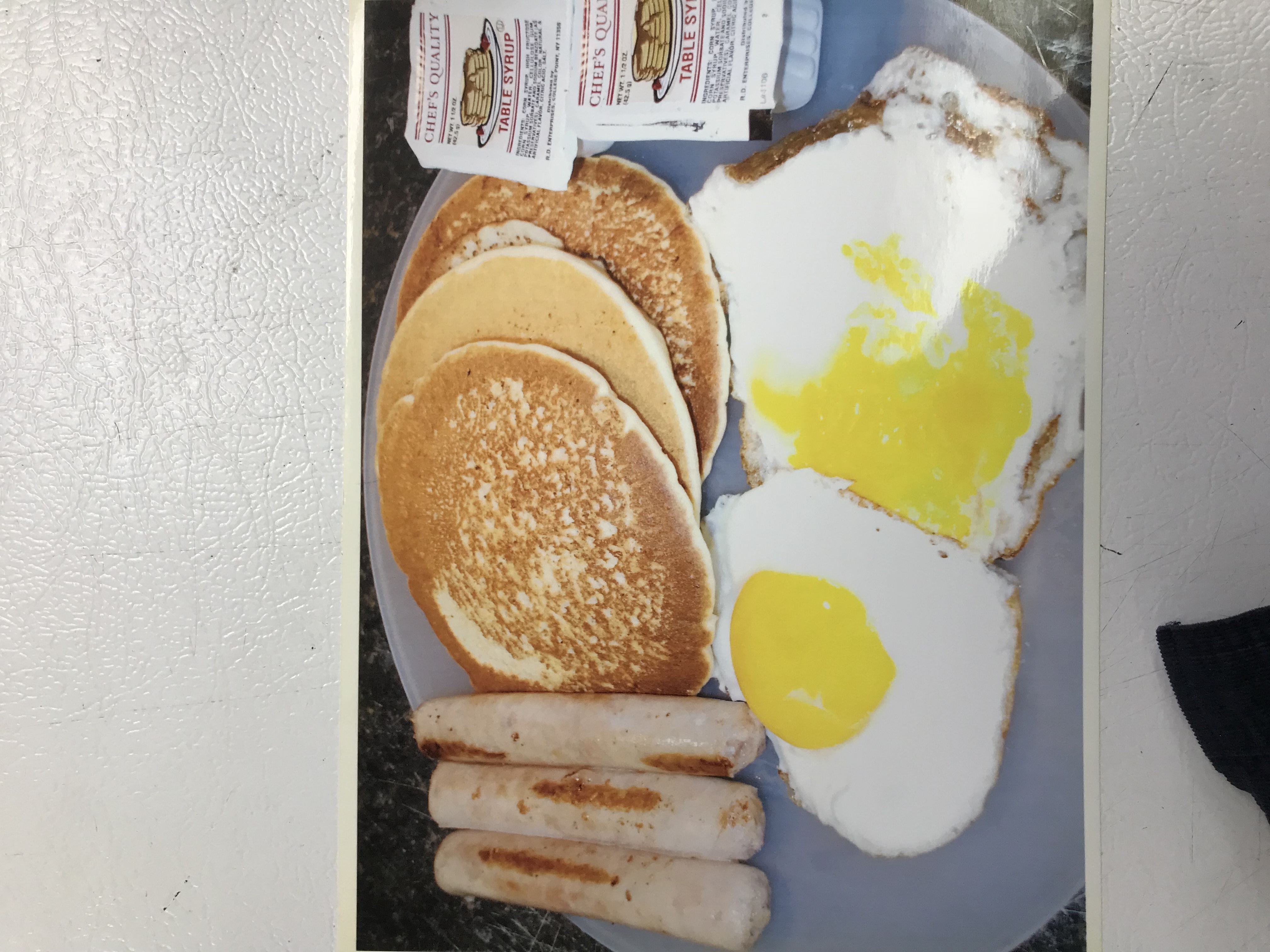 Order Pancakes, Sausage and Egg Platter food online from Convenient Food Mart store, Cleveland on bringmethat.com