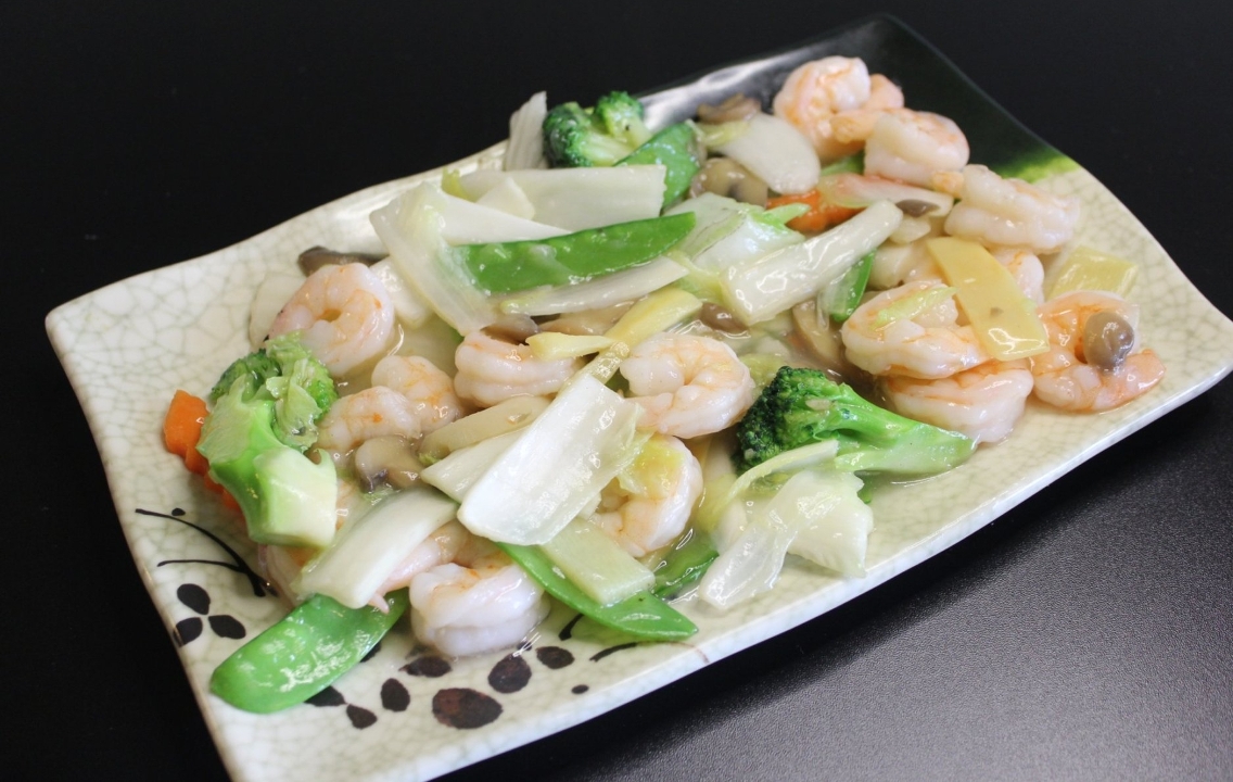 Order Shrimp with Chinese Vegetables 虾球 food online from New Peking store, Crystal Lake on bringmethat.com